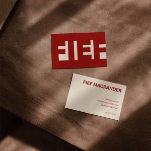 Fief Macrander Business cards design